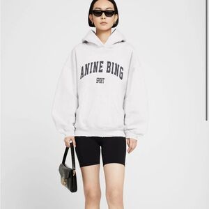 Anine Bing Harvey Sweatshirt Heather Gray